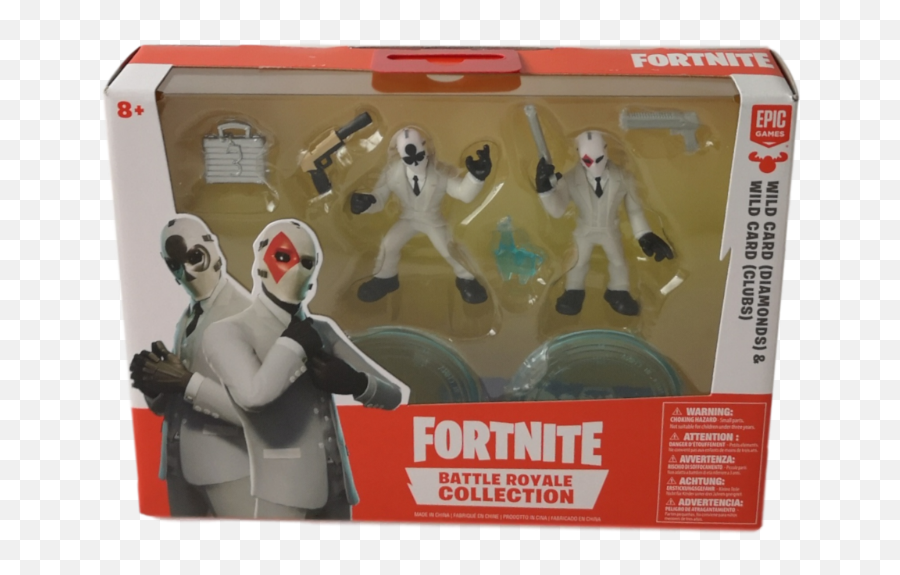 Fortnite Battle Royale Collection Wild Card Diamonds U0026 Clubs 2 Duos Figure Pack - Fortnite Battle Royale Fortnite Card Png,Fortnite Battle Royale Characters Png