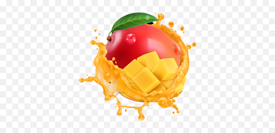 Download A Classic Non Dairy Flavor That Brings The Sweet - Mango Juice Splash Png,Mango Transparent Background