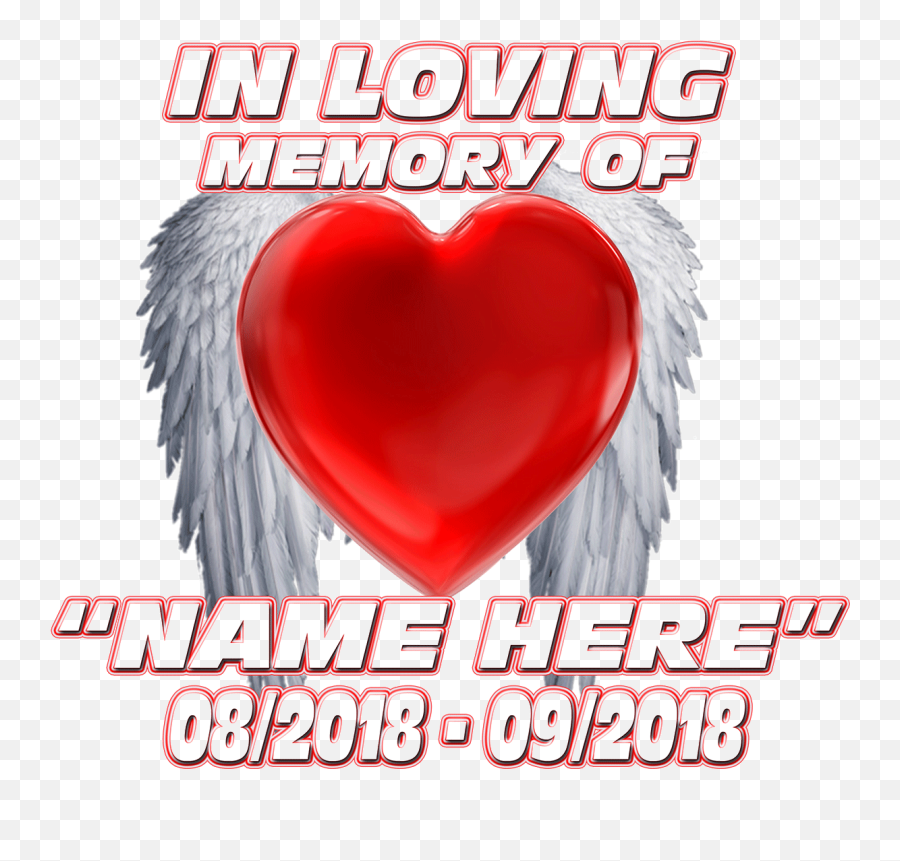 Heart With Wings Png - Love,In Loving Memory Png