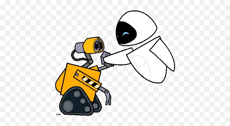 Drawing Wall E Clipart And Eve Coloring Png - e Png