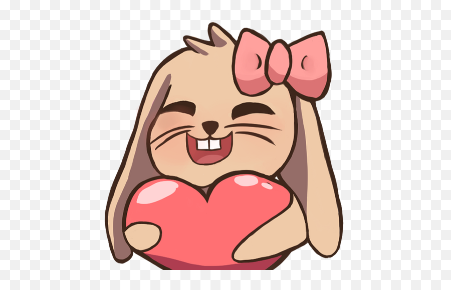 Bunny Heart Discord Twitch Emote Mooncoffi Cartoon Png Png Emotes Free Transparent Png Images Pngaaa Com