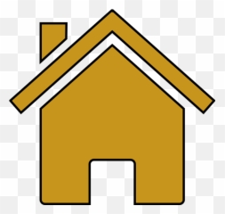 House Clipart Outline Image 635 - Yellow Cartoon Png Transparent