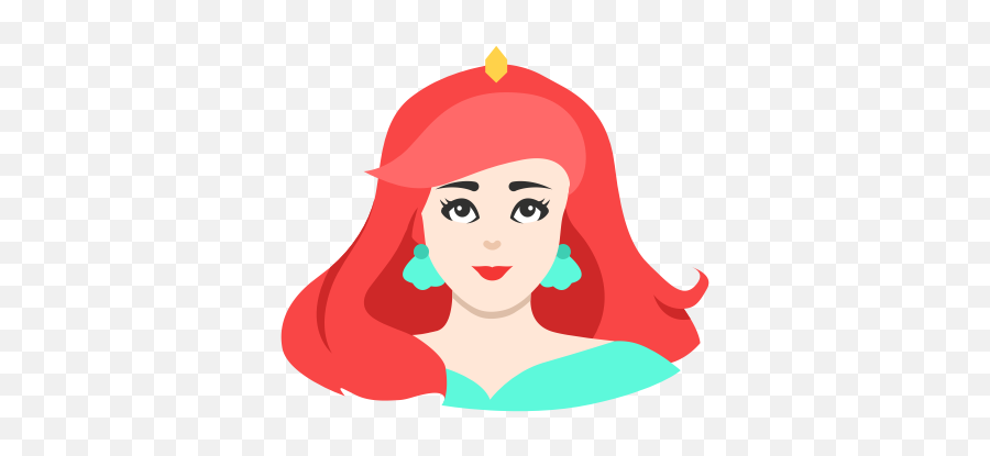 Ariel Disney Princess Lady Icon - Png Disney Princesses Icon,Disney Character Png