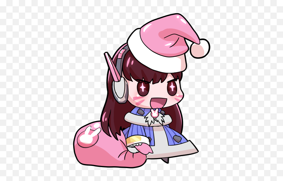 Dva From Overwatch Padoru - Cartoon Png,D.va Png