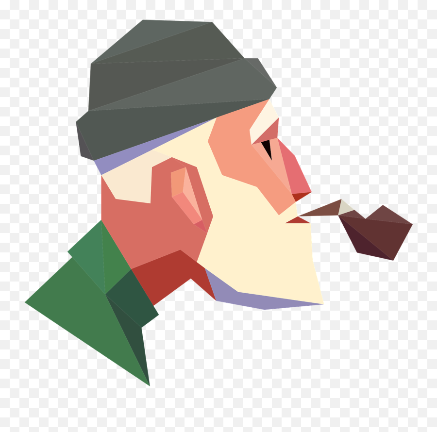 Smoke Old Man Smoking - Free Vector Graphic On Pixabay Old Man With Cigarette Painting Png,Old People Png