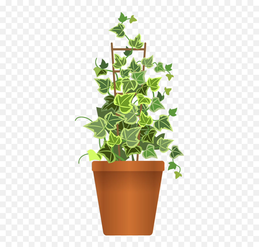 Library Of Flower Pots Png Black And White Files - Flower Pot Vector Png,Hanging Plants Png