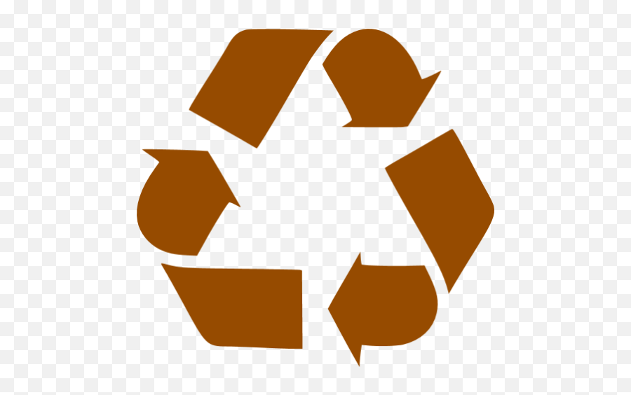 Brown Recycle 2 Icon - Free Brown Recycle Icons Recycle Icon Png,Recylce Logos