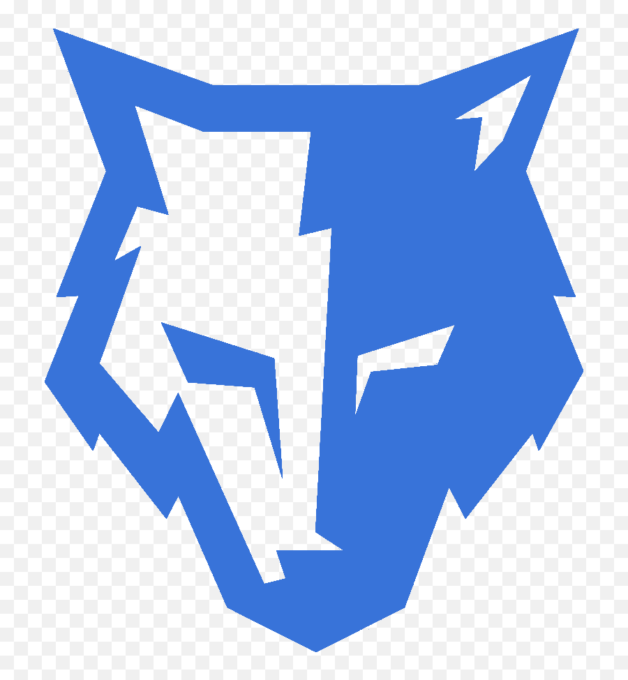 Wolf Head Logo - Blue Wolf Logo Transparent Png,Wolf Logo