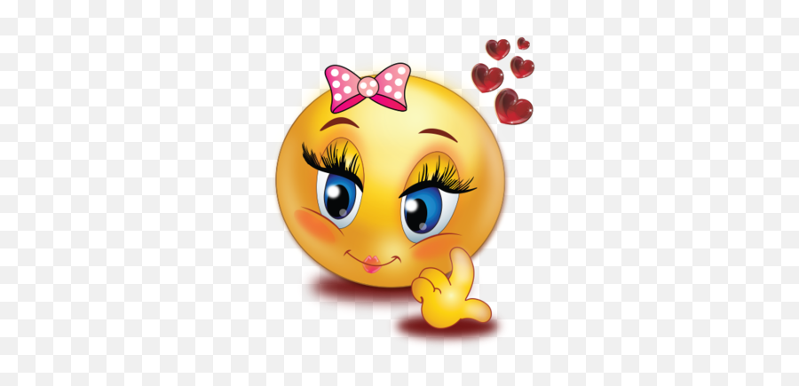 Loving Girl Emoji - Shy Girl Emoji Transparent Png,Girl Emoji Png