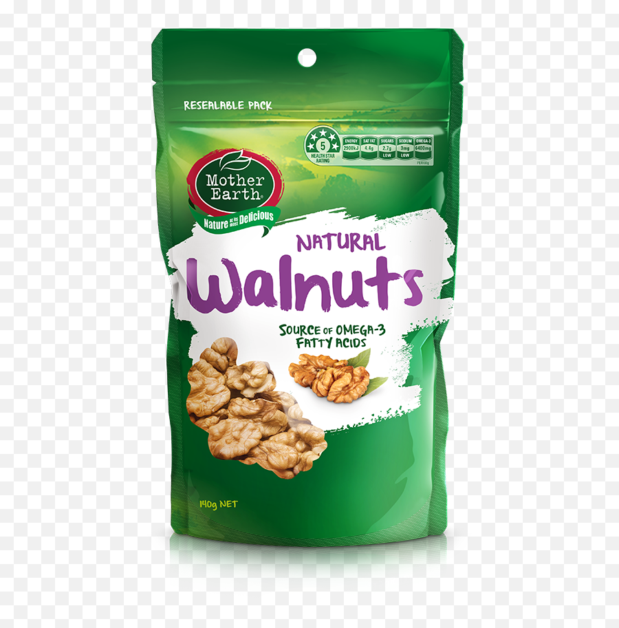 Natural Walnuts 140g - Almonds Countdown Png,Walnuts Png