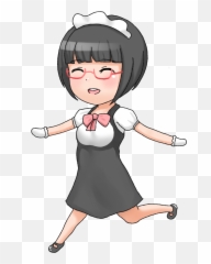 Download Playing Anime Girl Png Image - Maid