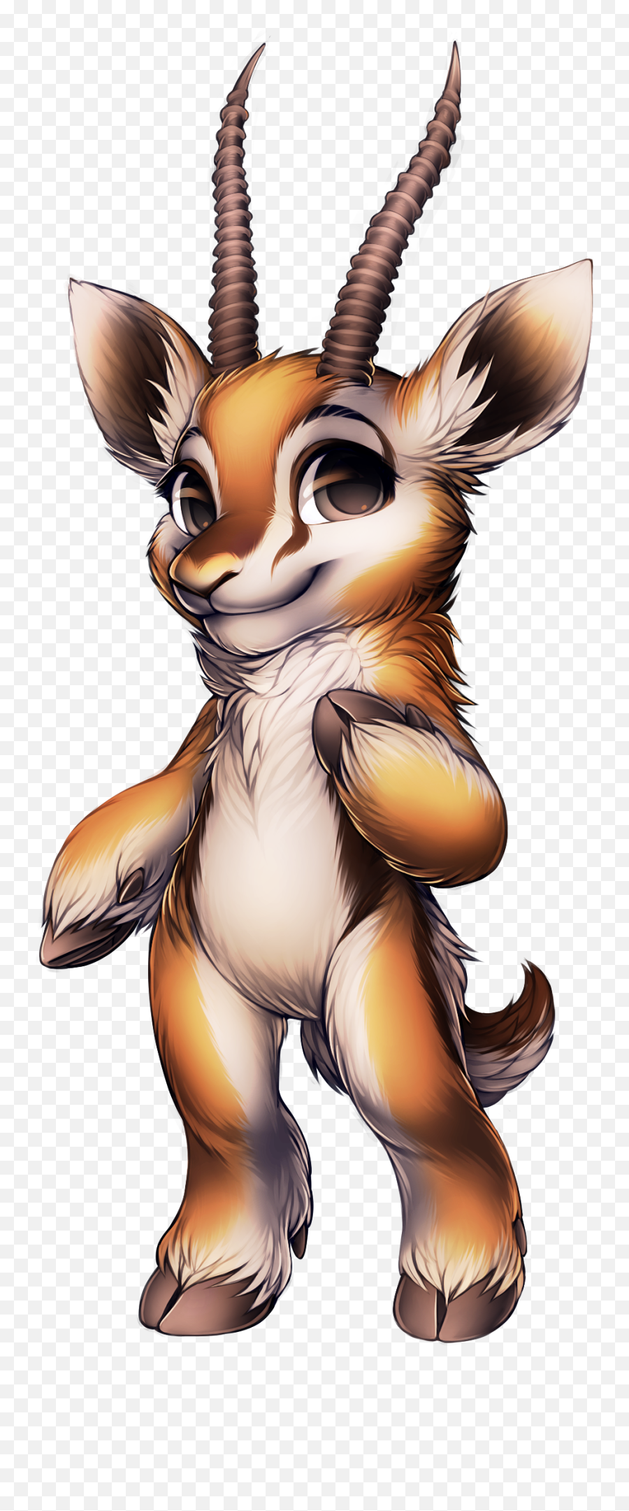 Antelope Furry Transparent Png - Furvilla Deer Base,Antelope Png