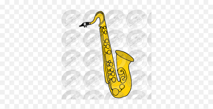 Sax Picture For Classroom Therapy Use - Jazz Performer Png,Saxophone Clipart Png