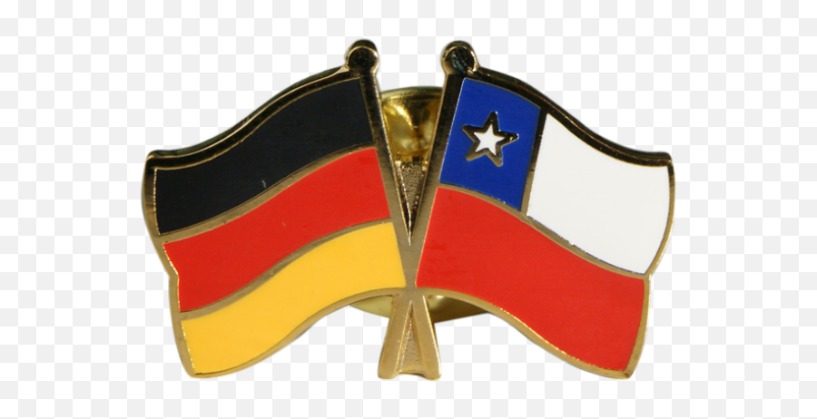 Download Chile Friendship Flag Pin Badge - Germany Png Solid,Chile Flag Png