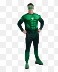 Adult Deluxe Green Lantern Super Hero - Costume png