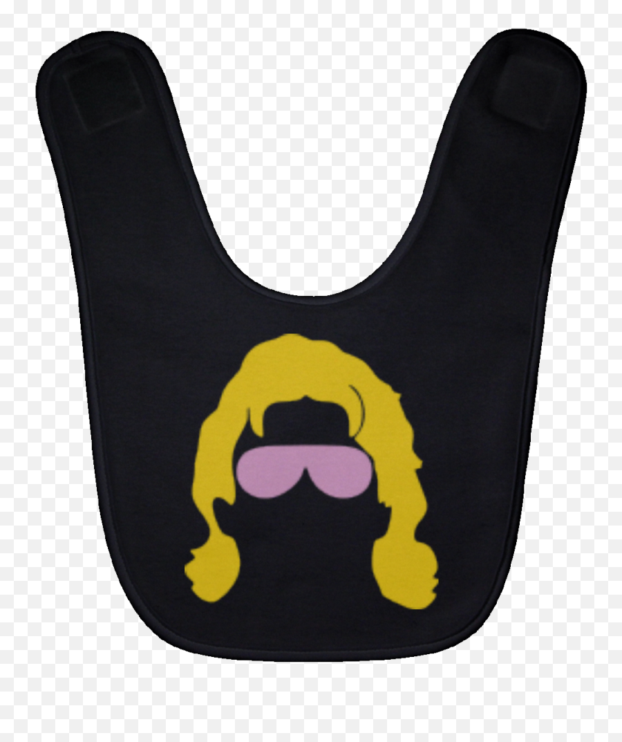 Ric Flair Silhouette Baby Bib - Middle Finger Emoji Png,Ric Flair Png