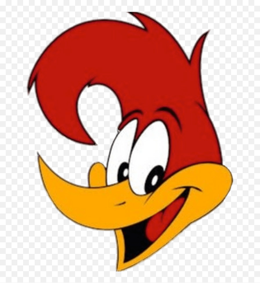 Woody Woodpecker Face Transparent Png - Woody Woodpecker Face,Woodpecker Png