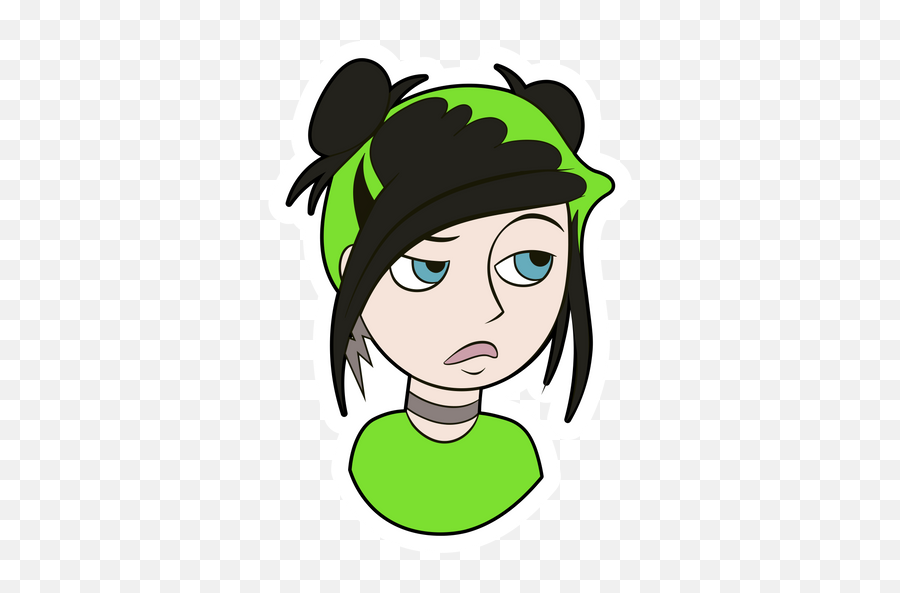 Billie Eilish X Kim Possible Sticker - Kim Possible Billie Eilish Png,Kim Possible Png