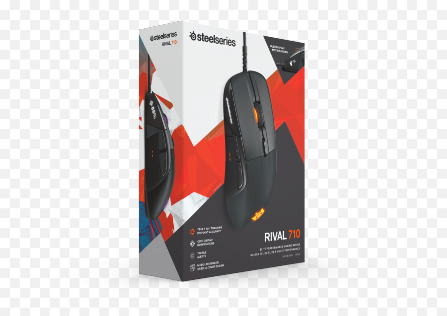 Steelseries Rival 710 Gaming Mouse - Steelseries Rival 710 Png,Steelseries Logo Png