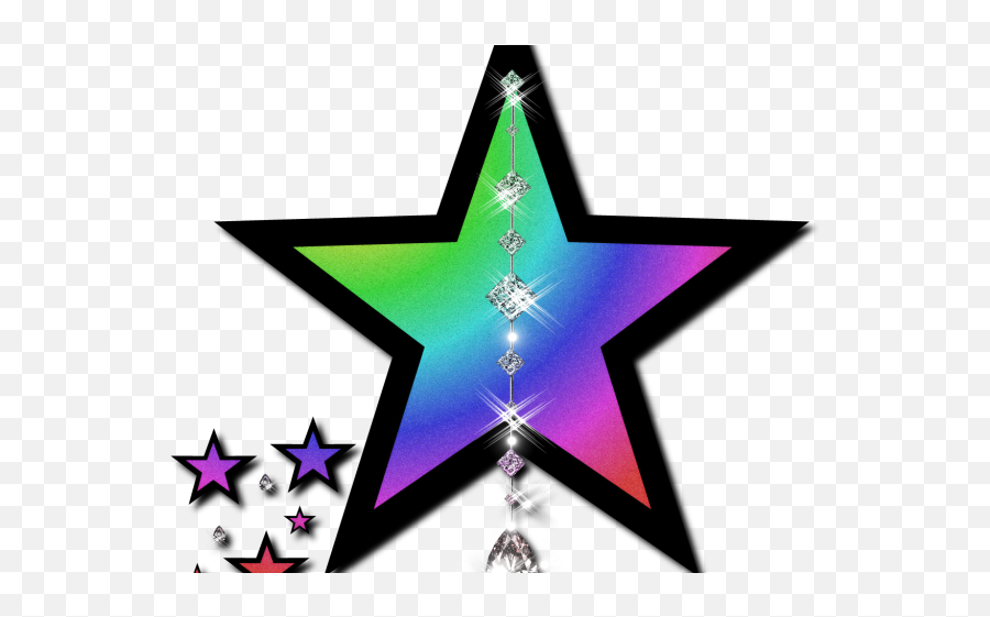 Download Falling Stars Clipart Hollywood Star - Shining Star Frisco Lone Star High School Logo Png,Falling Stars Png