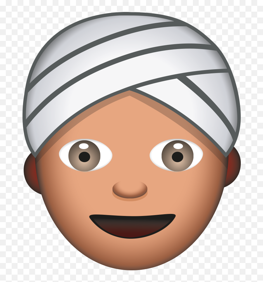 Man With Turban - Emoji Clipart Full Size Clipart Png,Man Emoji Png