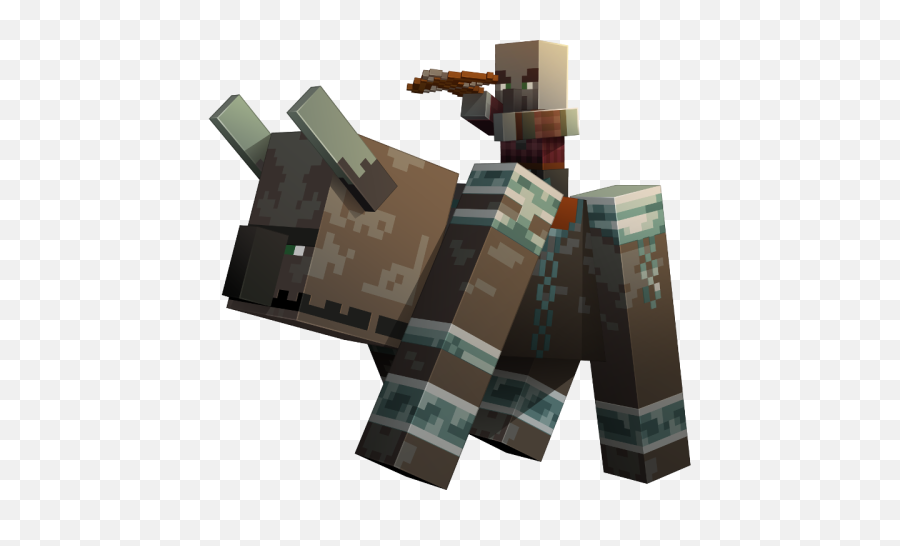 What Is The Most Difficult Mob In Minecraft Besides - Minecraft Pillager Riding Ravager Png,Ender Dragon Png