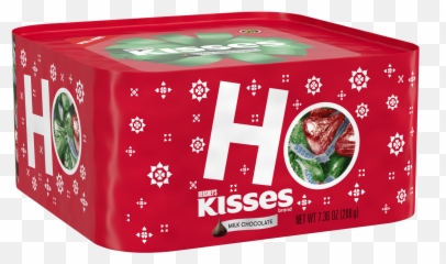 Download Hd Hersheyu0027s Kisses Milk Chocolates Holiday Gift - Hersheys Holiday Gift Box Png,Hershey Kiss Png