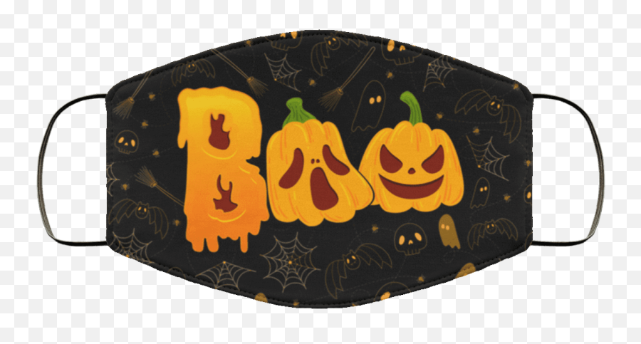 Pumpkin Face Mask Halloween Boo Scary Washable - Watch Dogs Legion Face Mask Png,Pumpkin Face Png