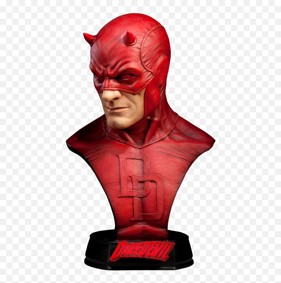 Daredevil Life - Size Bust Demolidor Demolidor Marvel Marvel Life Size Busts Png,Daredevil Transparent