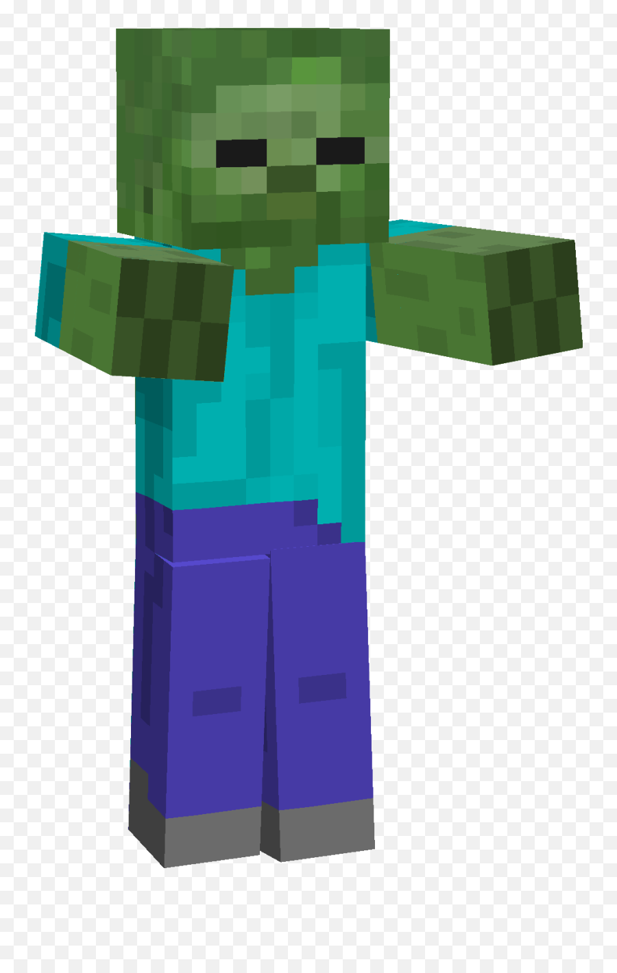 Minecraft Zombie Png - Minecraft Zombie,Minecraft Tree Png