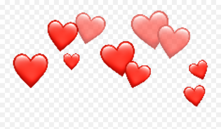Download Corazon Emoji Rojo Emoticono Amor Source - Red Emoji Love Iphone Png,Red Heart Png