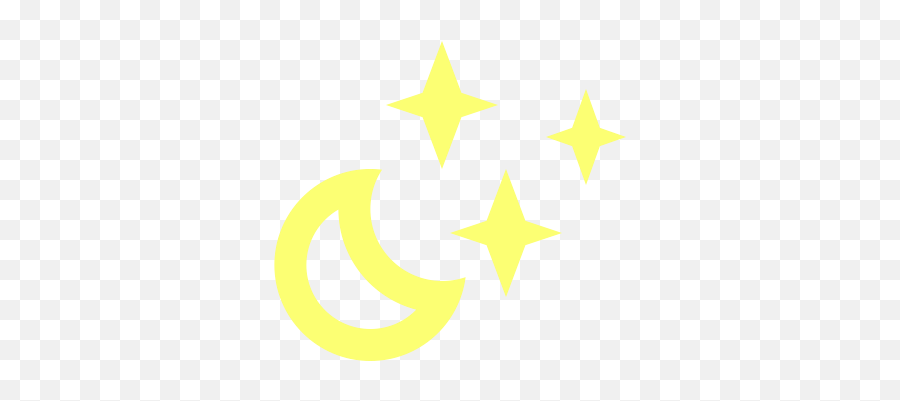 Stars Moon Icon - Dot Png,Moon And Star Icon