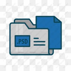 Download Psd Folder Vector Icon Inventicons - Horizontal Png,Psd Icon Set