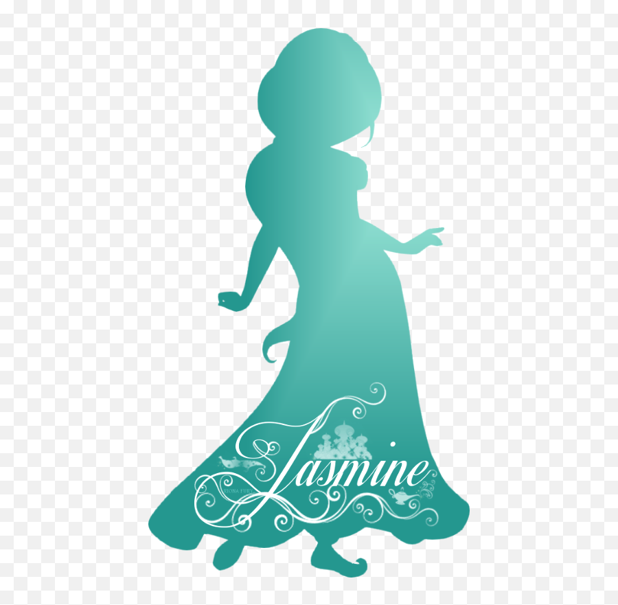 Disney Princess Silhouette Png Picture 1892859 - Jasmine Silhouette Disney Princess,Princess Jasmine Png