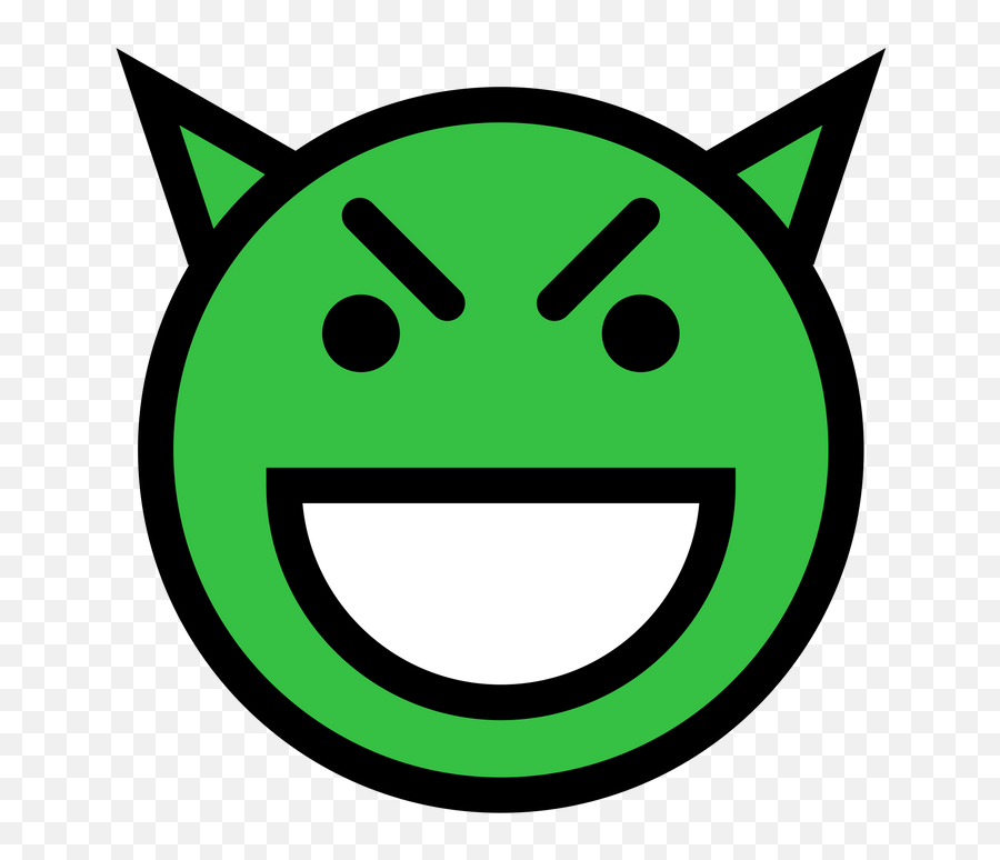 Smiley Face Laughing Evil Looking Devil Green T Shirt - Evil Smiley Face Png,Evil Smile Icon