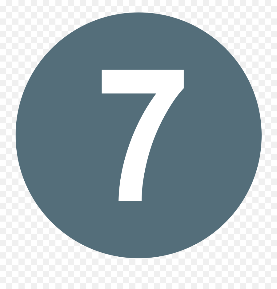 Fileeo Circle Blue - Grey White Number7svg Wikimedia Commons Dot Png,Foto 7 Icon