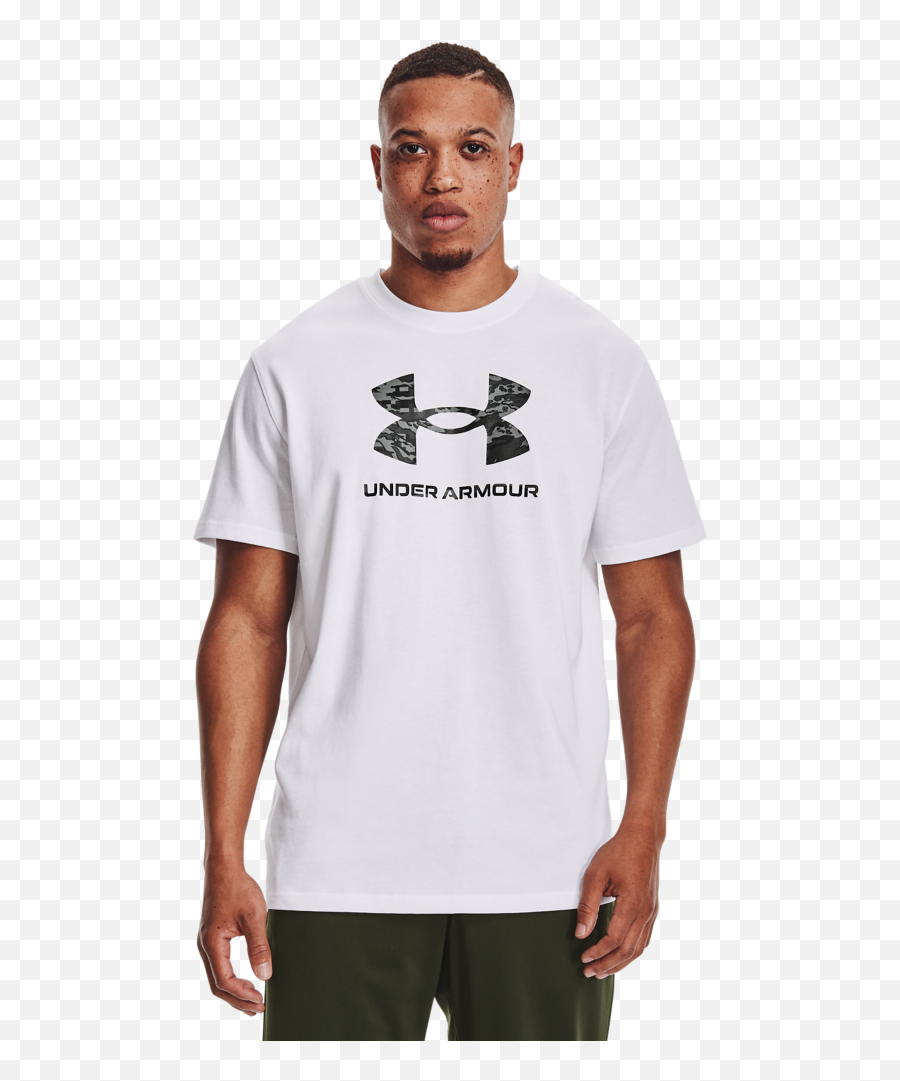 Under Armour Menu0027s Ua Abc Camo Big Logo Short Sleeve Shirt - 1365199 Png,Icon 1000 Shorty Jacket