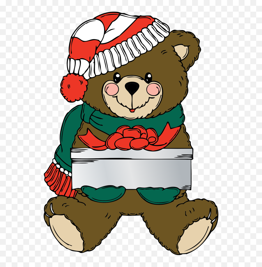 Teddy Bearfoodcarnivoran Png Clipart - Royalty Free Svg Png Christmas Teddy Bear Clipart,Teddy Bear Clipart Png