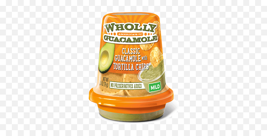 Hot Or Mild This Guacamole Is Ready To Go Packer - Wholly Guacamole Snack Cup Png,Guacamole Png