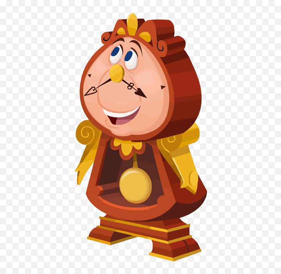 Beast Belle Cogsworth Mrs Potts The Walt Disney Company - Transparent Beauty And The Beast Characters Png,Disney Princess Png