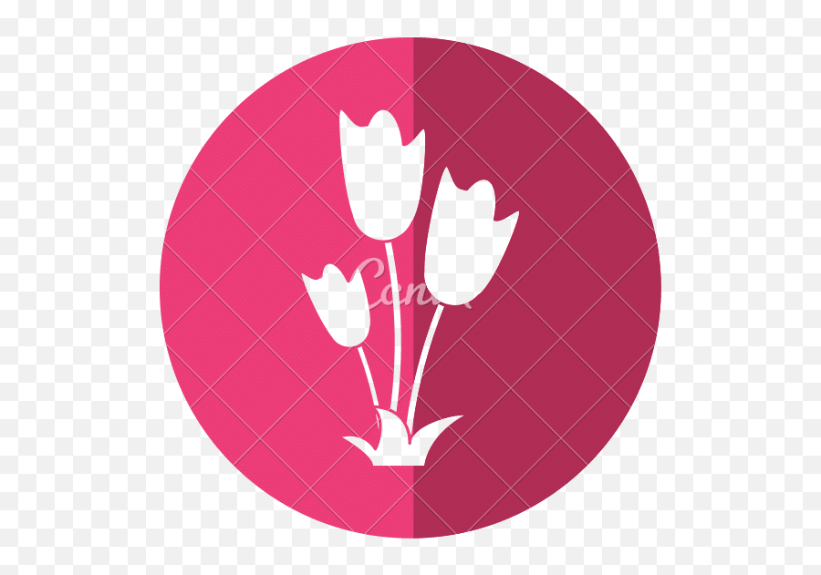 Tulip Flowers Icon - Canva Floral Png,Tulips Icon