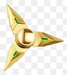 Fidget Spinner Png Transparent Images - Gold Ninja Star