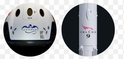 Download Spacex Dragon And Falcon Logos - De png