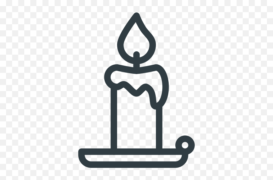 Holyday Halloween Candle Light Free Icon - Iconiconscom Halloween Candle Icon Png,Candle Stick Drawing Icon