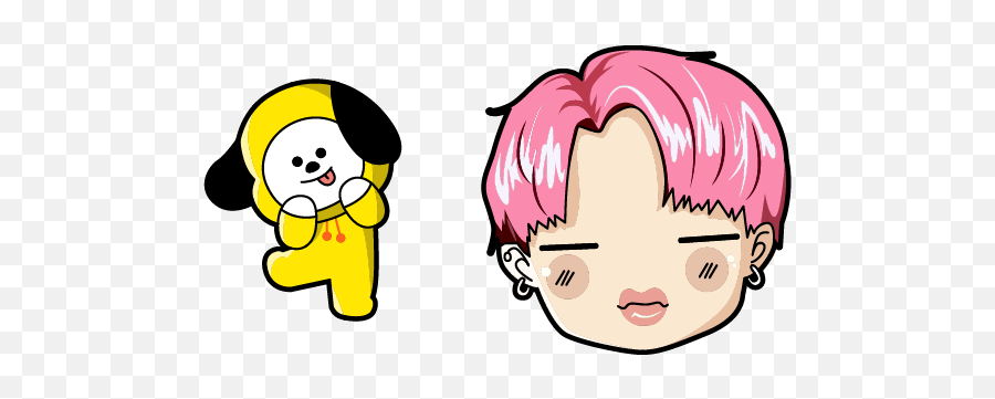 Bts Jimin U0026 Chimmy Cursor - Sweezy Custom Cursors Png,Jin Bts Icon