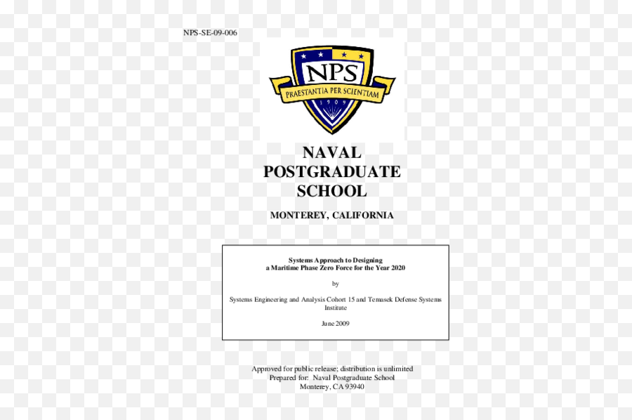 Pdf A Maritime Phase Zero Force For The Year 2020 Mix - Naval Postgraduate School Png,Temasek Remove Icon Title Note 3
