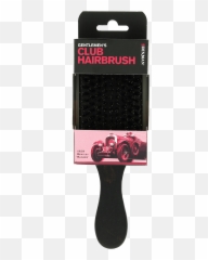 Jack Dean Luxury Dark Wood Club Hairbrush - Hairbrush Png,Hairbrush Png