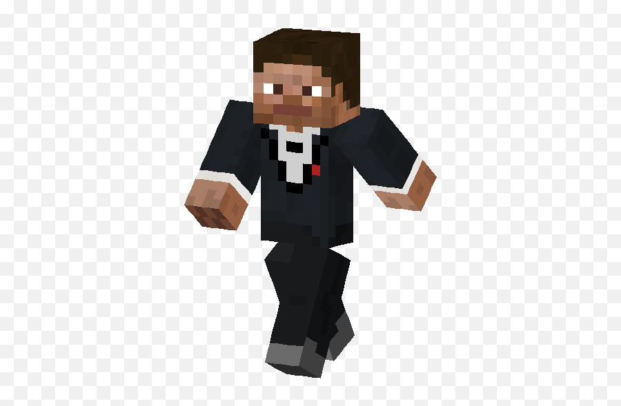 Tuxedo Steve Skin Minecraft Skins - Minecraft Agent Cow Skin Png,Minecraft Character Png