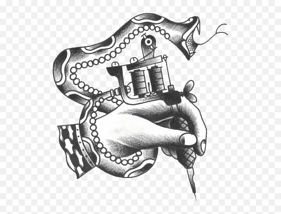 Sergio Garate Tattoo Machines - Logo Tattoo Machine Png,Tattoo Gun Png
