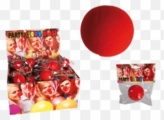 Party Clown Nose - png